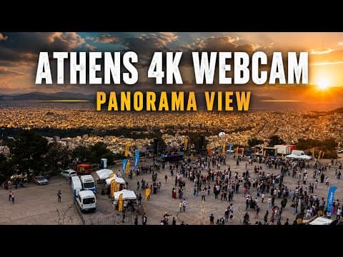 Athens 4K Before the Sunset Webcam View May 2026