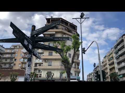 Thessaloniki Center Morning Walk