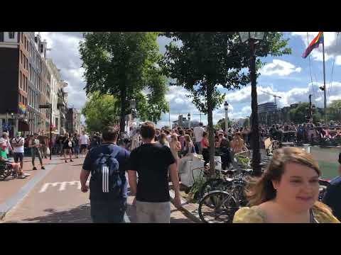 Amsterdam Gay Pride 🏳️‍🌈 2022 Crowds at Amstel