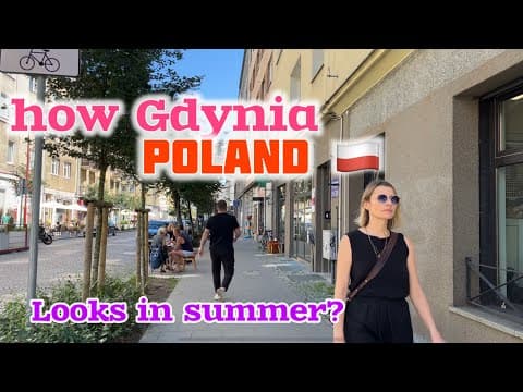 How Gdynia in Poland 🇵🇱 Looks in Summer? // Gdynia City Walk
