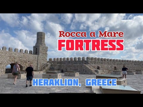 GREECE: Rocca a Mare Fortress 🏰 in Heraklion, Crete
