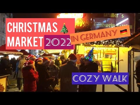 Christmas Market 2022 Evening Walk in Essen Germany 🇩🇪