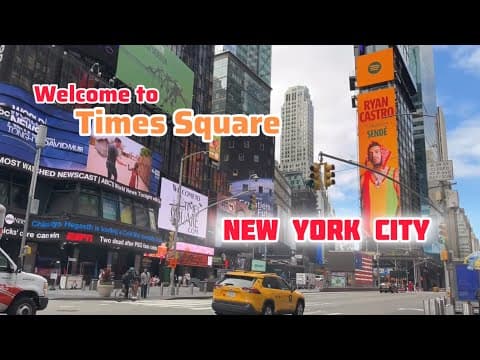 [UPD] New York : Walk through the Times Square at Day Time- Touring Around