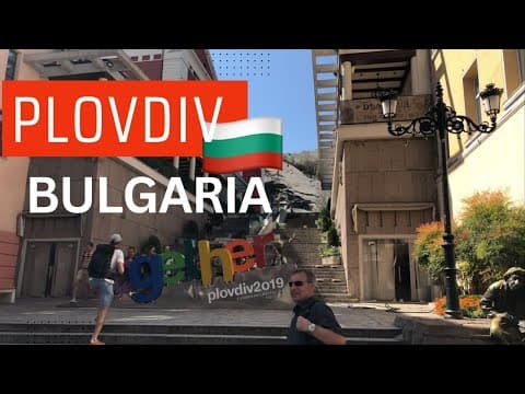 Day in Plovdiv Bulgaria 🇧🇬 City Center Walk