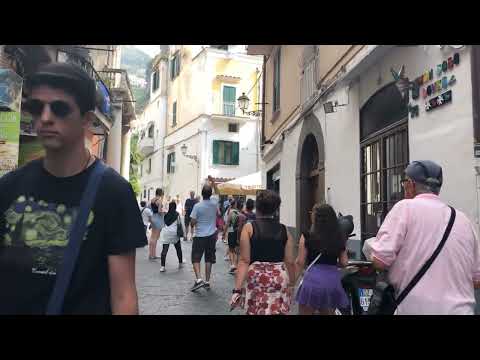 Walk with Me in Amalfi uphill and enjoy the Beautiful Amalfi Coast in Italy. Part 2