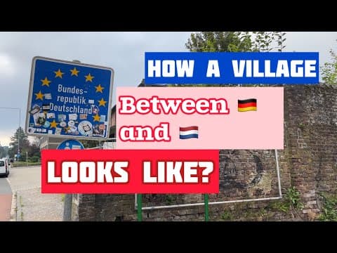 VAALS (NL): How A Village Between Germany 🇩🇪  and Netherlands 🇳🇱 Looks Like?