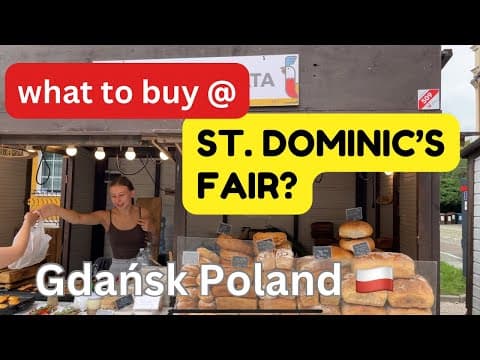 Window Shopping: walk through St Dominic’s Fair in Gdańsk Poland 🇵🇱