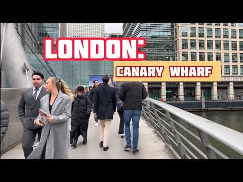 London Canary Wharf City Walk