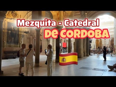 Inside the Mesquita–Catedral de Córdoba 🇪🇸 | Andalusia Walking Tour | No Talking Walk