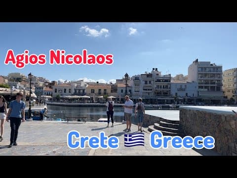 GREECE 🇬🇷 Crete // Agios Nikolaos